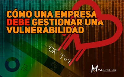 Cómo una empresa debe gestionar una vulnerabilidad.