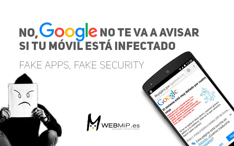 Google no te va a avisar si tu móvil está infectado